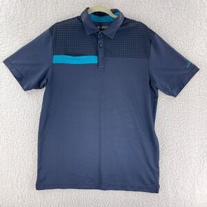 Callaway Blue Opti-Dri Golf Polo Shirt Mens‎ Short Sleeve Stretch Casual Size L